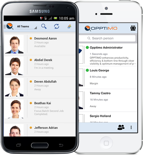 Manage Projects on the go with OPPTIMO Mobile Apps